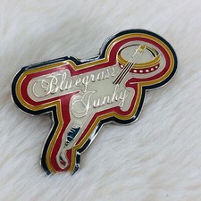 Broche de lapela personalizado Bluegrass esmalte junky amante de música com agulha banjo comprar usado  Enviando para Brazil