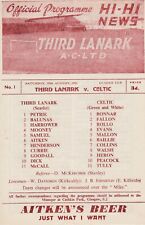 Third lanark celtic for sale  NEWRY