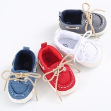 Sapatos de bebê de lona clássicos bebê menino menina sola macia tamanho 1 e 3 (0-18 meses) comprar usado  Enviando para Brazil