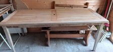 Table teck marron d'occasion  Vaujours