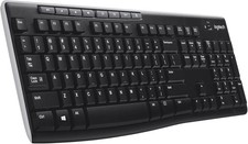 Teclado sem fio Logitech K270 para Windows, 2,4 GHz sem fio, tamanho completo, número comprar usado  Enviando para Brazil