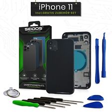 Backcover für iPhone 11 Schwarz Gehäuse Rückseite Rahmen Glas Frame Housing NEU comprar usado  Enviando para Brazil