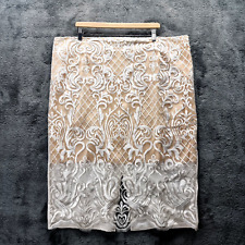 Saia PRETTYLITTLETHING Feminina Plus Size 26 Marfim Bege Malha Elástica Renda Midi comprar usado Saia PRETTYLITTLETHING Feminina Plus Size 26 Marfim Bege Malha Elástica Renda Midi comprar usado  Enviando para Brazil