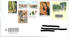Storia postale con usato  Roma