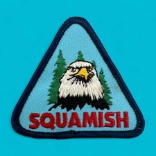 Usado, Patch bordado Squamish BC Canada Eagle – Emblema triangular vintage comprar usado Usado, Patch bordado Squamish BC Canada Eagle – Emblema triangular vintage comprar usado  Enviando para Brazil