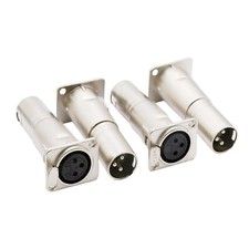 3 pinos máx. Plugue adaptador conector de áudio 14 AWG traseiro XLR fêmea para XLR macho comprar usado  Enviando para Brazil