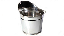 SECCHIO 20 Litri in ACCIAIO INOX misurazione OLIO LATTE LIQUIDI ALIMENTARI, usado comprar usado  Enviando para Brazil