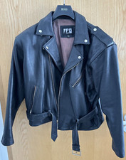 Biker lederjacke größe gebraucht kaufen  Tübingen