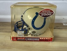 Usado, Mini capacete Indianapolis Colts Riddell autêntico cromado limitado 609/2000 NFL comprar usado  Enviando para Brazil