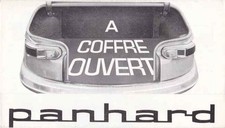 Catalogue brochure panhard d'occasion  Palaiseau