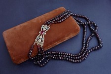 Collana antica granato usato  Brescia