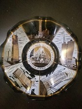Bandeja de colecionador de vidro vintage anos 60 Chicago Illinois Buckingham Memorial Foundation comprar usado  Enviando para Brazil