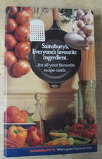 Sainsbury recipe cards for sale  GRAVESEND