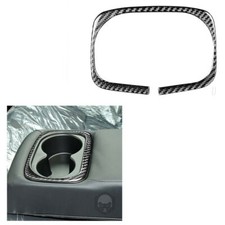 Para Honda Civic 8 06-11 HQ Fibra de carbono traseira Water Cup Holder Frame Cover Trim comprar usado  Enviando para Brazil