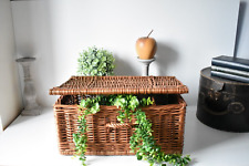 Vintage wicker large for sale  SPALDING