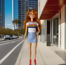 Usado, Mattel - Barbie Fashionistas Doll #122 - Outfit, Sunglasses, Shoes, Red Hair comprar usado Usado, Mattel - Barbie Fashionistas Doll #122 - Outfit, Sunglasses, Shoes, Red Hair comprar usado  Enviando para Brazil