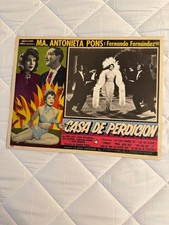 MARIA A PONS, FERNANDO FERNANDEZ, CARTÃO DE LOBBY ORIG AZTECA, CASA DE PERDICION comprar usado MARIA A PONS, FERNANDO FERNANDEZ, CARTÃO DE LOBBY ORIG AZTECA, CASA DE PERDICION comprar usado  Enviando para Brazil