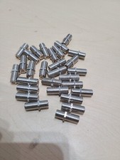 29 x conectores de cano juntas 2 cabos coaxiais RG6 RG59 HDTV SAT internet, usado comprar usado  Enviando para Brazil
