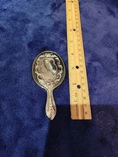 Usado, Mini espelho de vaidade infantil vintage pequeno Reed & Barton prata prato bolso comprar usado  Enviando para Brazil