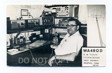 Memphis TN, 1969, O.W. Cartão postal Stephenson, 4054 Ronnie, equipamento de rádio, RPPC comprar usado  Enviando para Brazil