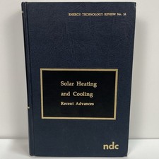 SOLAR HEATING & COOLING Recent Advances By J K Paul Noyes Data Corp. *EXCELLENT* comprar usado  Enviando para Brazil