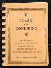 Ponsin conjuring .h. for sale  WEST CALDER