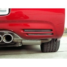 Grades de ventilação de para-choque traseiro perfuradas de aço inoxidável 2 peças para 97-04 Chevy Corvette comprar usado  Enviando para Brazil