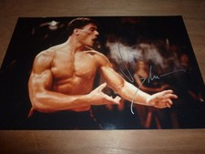 JEAN CLAUDE VAN DAMME foto assinada 12X8 BLOODSPORT KICKBOXER + CERTIFICADO DE AUTENTICIDADE comprar usado  Enviando para Brazil