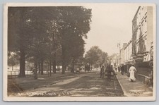 Cartão postal Bolingbroke Grove Clapham London carrinho de cavalo senhora em branco 1910 RPPC, usado comprar usado  Enviando para Brazil