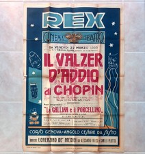 Rex locandina valzer usato  Praia a Mare