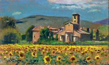 Dipinto olio toscana usato  Lucca
