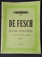 Noten violoncello fesch gebraucht kaufen  Rosenheim