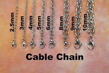 Cable chain necklace for sale  Lubbock