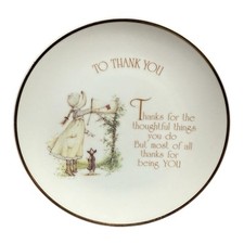 Thank porcelain plate for sale  Forsyth