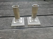 Paire bougeoirs bronze d'occasion  Le Loroux-Bottereau