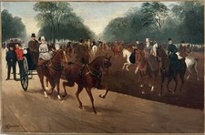 Tableau ancien scène d'occasion  Paris XVII