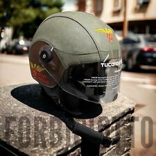 Casco vintage pelle usato  Palermo