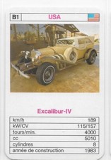 Carte N°B1 - Excalibur-IV comprar usado  Enviando para Brazil