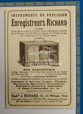 Enregistreurs richard barometr d'occasion  Beaumont-de-Lomagne