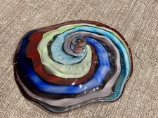 bowl centerpiece viz glass for sale  Jasper