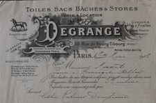 Facture 1912 paris d'occasion  Nantes-