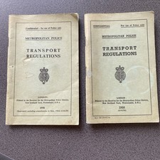 2x1958 metropolitan police for sale  HAVERFORDWEST