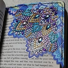 Beautiful Bookmark (corner page) Diamond Art Painted EUC, usado comprar usado Beautiful Bookmark (corner page) Diamond Art Painted EUC, usado comprar usado  Enviando para Brazil