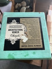Vintage 1950 Weldwood Plywood Veneer Sample  52 Samples MidCent RARE comprar usado  Enviando para Brazil