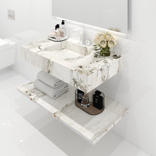 Bancada Torino em Margres com Lavatório Integrado, usado comprar usado  Enviando para Brazil