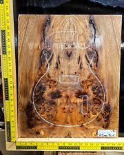 Wiąz Burl Gitara Top Set Bookmatched Gitara Produkcja Bas Luthier Drewno Droptop, używany na sprzedaż  Wysyłka do Poland