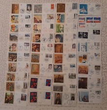 Lot enveloppes soie d'occasion  Saint-Etienne