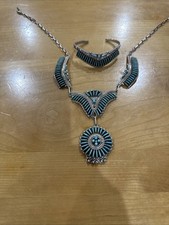 Signed sterling turquoise for sale  Dewey
