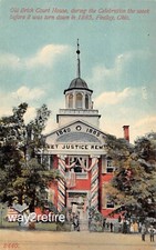 Cartão postal OH Findlay Old Brick Courthouse Before Demolition Hancock Co Ohio c1910, usado comprar usado  Enviando para Brazil
