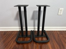 Speaker stands black for sale  Jacksonville